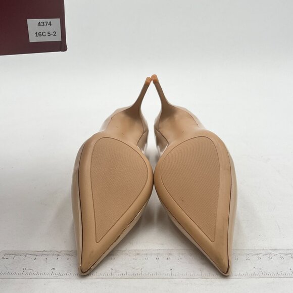 YDN Women Chic Pointed Closed Toe Mid Heel Pumps Slip on Stilettos Slide Dress S - Picture 6 of 7